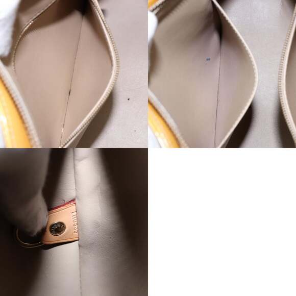 LOUIS VUITTON Monogram Vernis Houston Hand Bag Beige M91004 - Picture 13 of 13